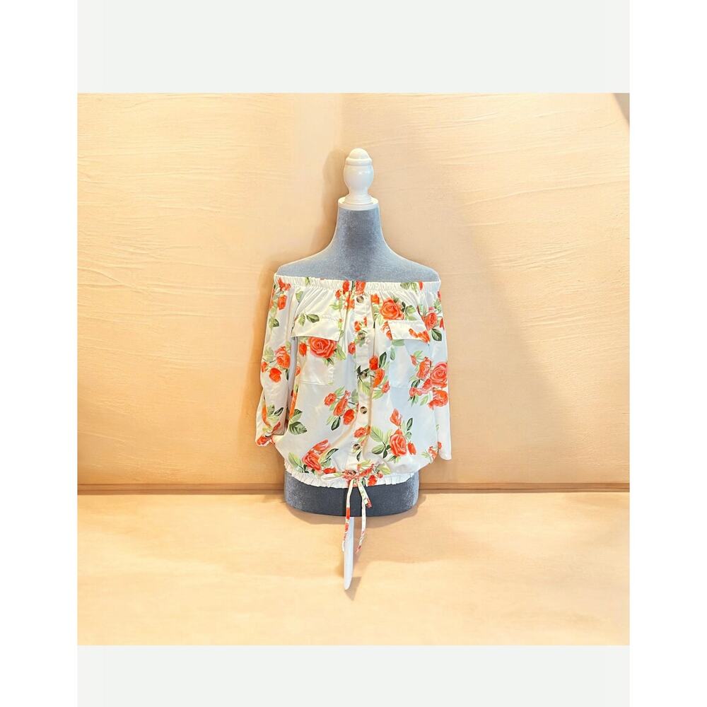 Mileage Off Shoulder Summer Top Plus Size 1X